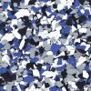 B-310 Orbit Epoxy Flakes | Blue, Grey, White & Black Chips | Concrete Floor Supply