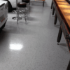 garage floor medium broadcast epoxy color chips