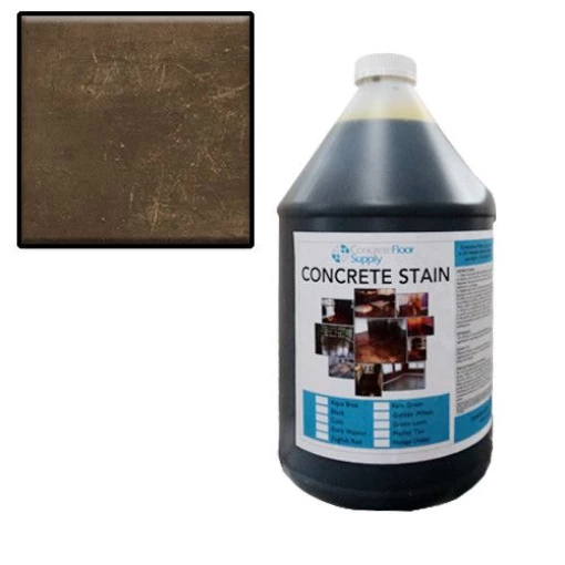 Dark Walnut Acid Stain for Concrete | Concrete Floor Supply