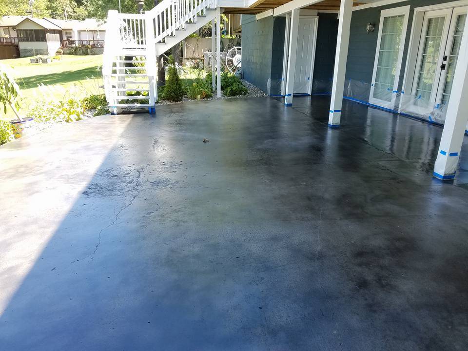 quick dry concrete dye