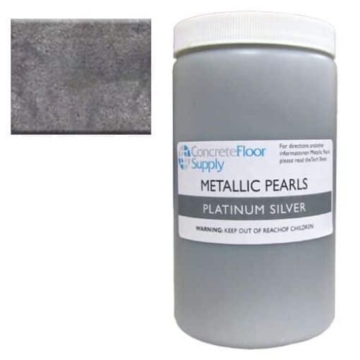 Metallic Pearl Pigment Powder in Platinum Silver | Concrete Floor Supply