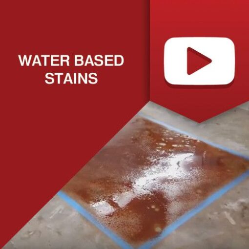 Water Based Concrete Stain