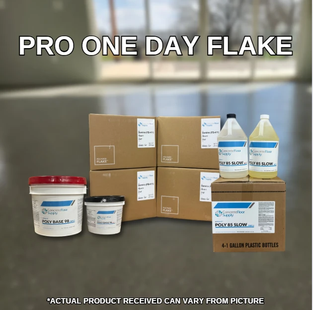 polyaspartic flake floor coating kit