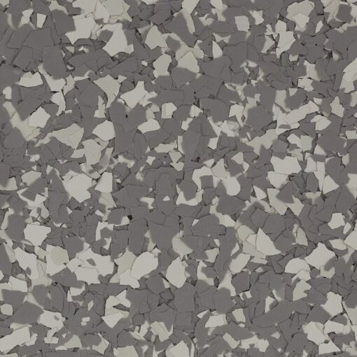 B-1002 River Rock Epoxy Flakes | White, Dark & Light Grey | Concrete Floor Supply