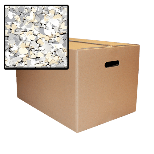 B-805 Welsch Epoxy Flakes | White, Yellow & Grey Chips | Concrete Floor Supply