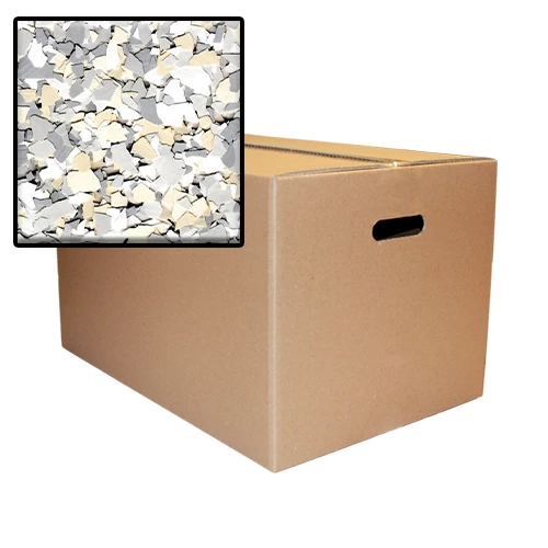 B-805 Welsch Epoxy Flakes | White, Yellow & Grey Chips | Concrete Floor Supply