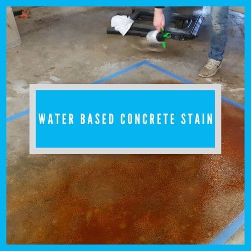 Water Based Concrete Stain System