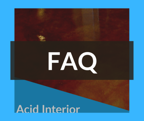 acid interior stain