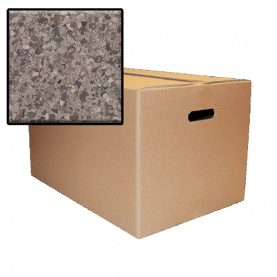 B-4216 Armadillo Terrazzo Epoxy Flakes | Brown & Grey Flakes | Concrete Floor Supply