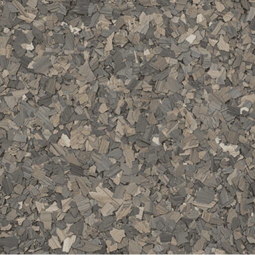 F-9311 (Dolerite) 1/4″ Epoxy Flakes | Browns & Grey Colored Chips | Concrete Floor Supply