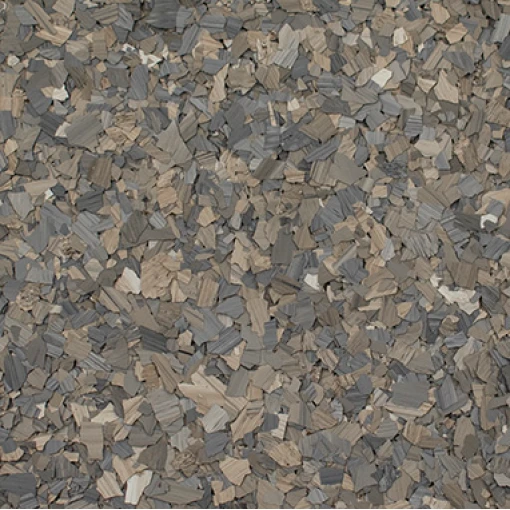F-9311 (Dolerite) 1/4″ Epoxy Flakes | Browns & Grey Colored Chips | Concrete Floor Supply