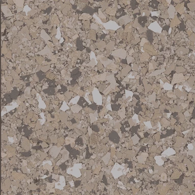 B-4217 Santa Fe Terrazzo Epoxy Flakes | Browns, White & Grey Chips | Concrete Floor Supply