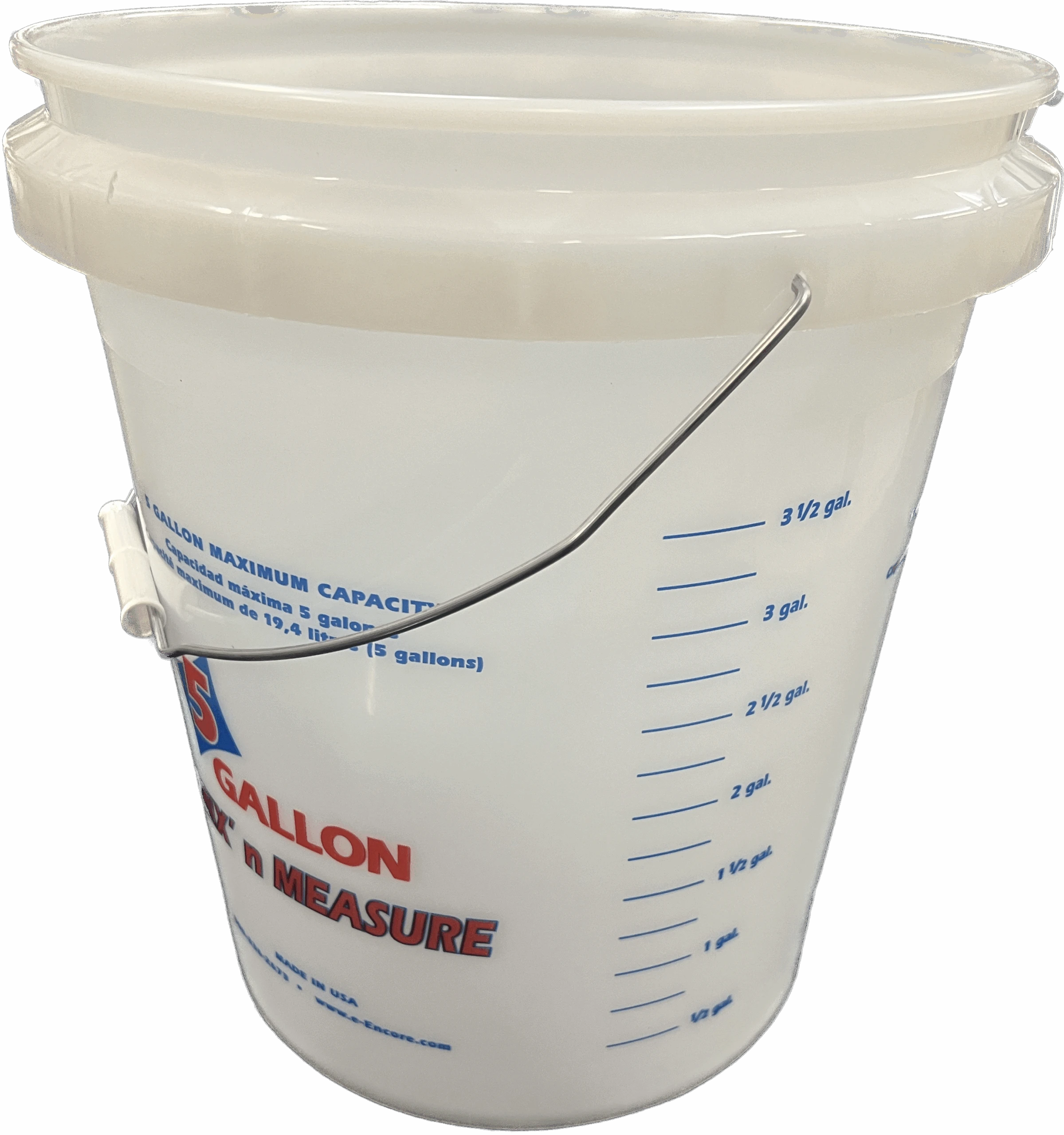 5 Gallon Mix-N-Measure Pail with Handle
