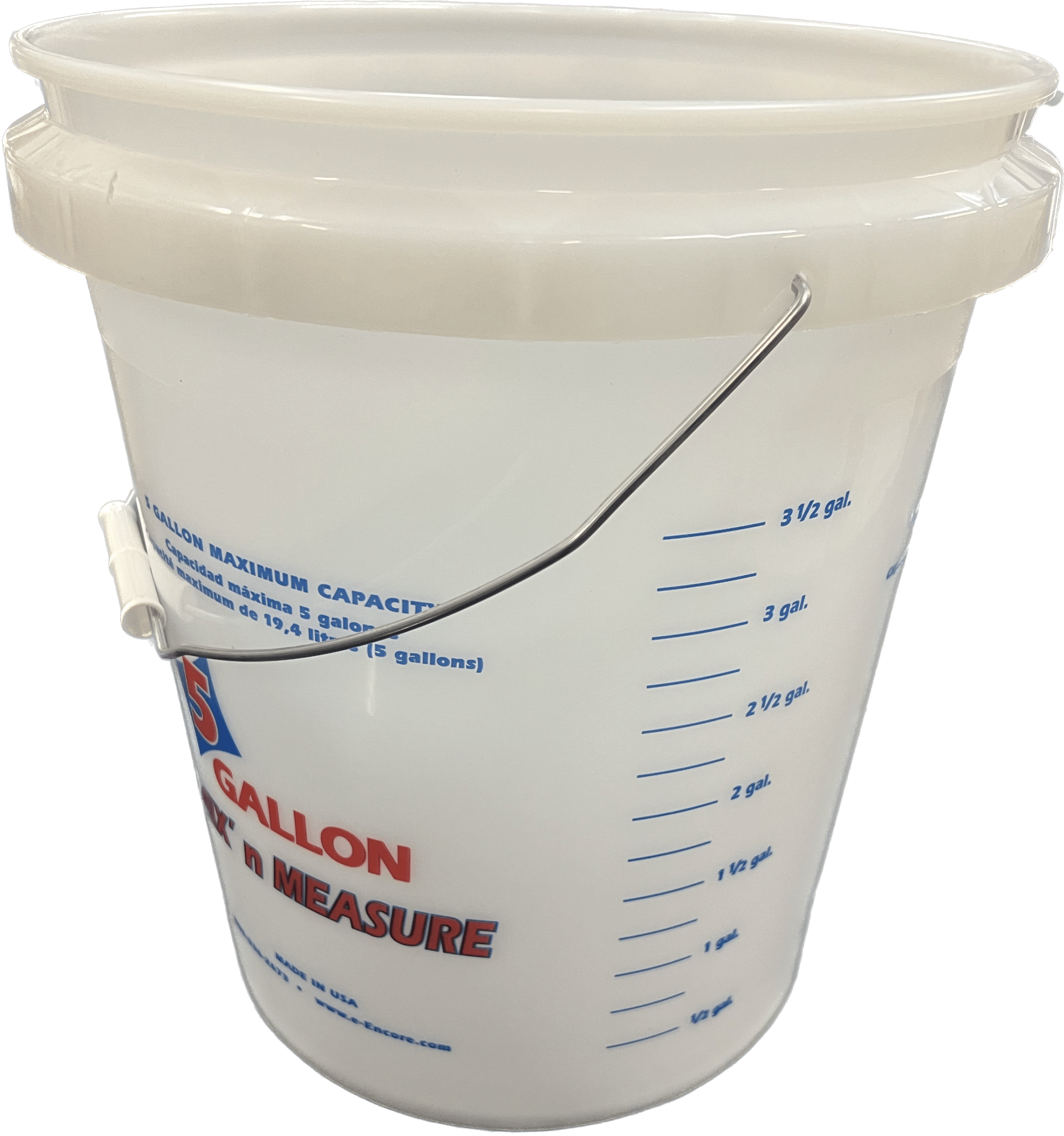 5 Gallon Mix-N-Measure Pail with Handle