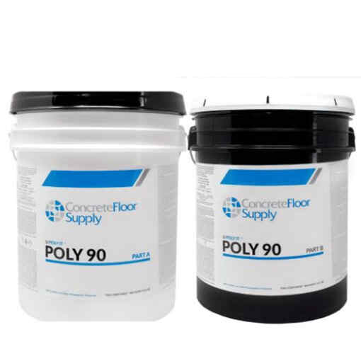 Poly 90 Polyaspartic Coating 20 Gallon Kit | Basecoat & Top Coat | Concrete Floor Supply