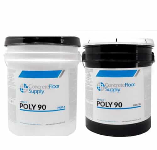 Poly 90 Polyaspartic Coating 20 Gallon Kit | Basecoat & Top Coat | Concrete Floor Supply