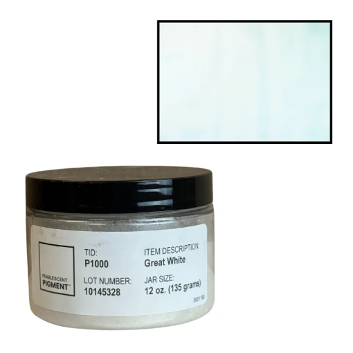 great white p1000 metallic pigment
