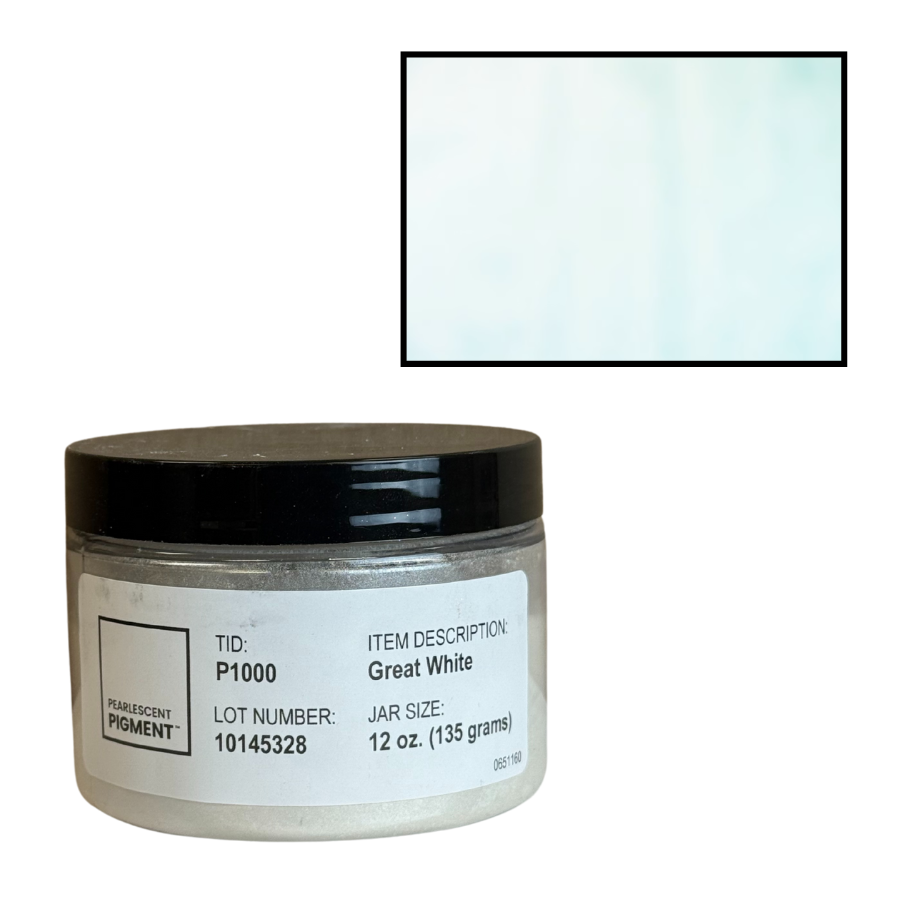 great white p1000 metallic pigment