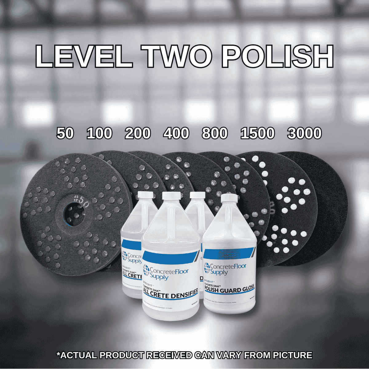 diy polished concrete kit