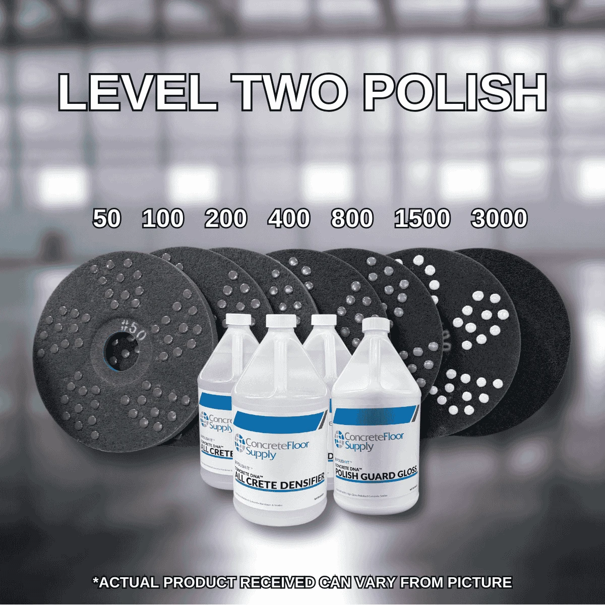 diy polished concrete kit