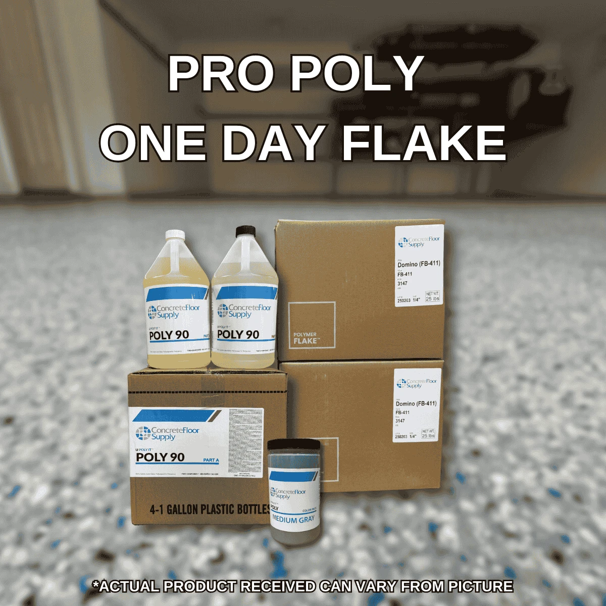 polyaspartic flake system kit