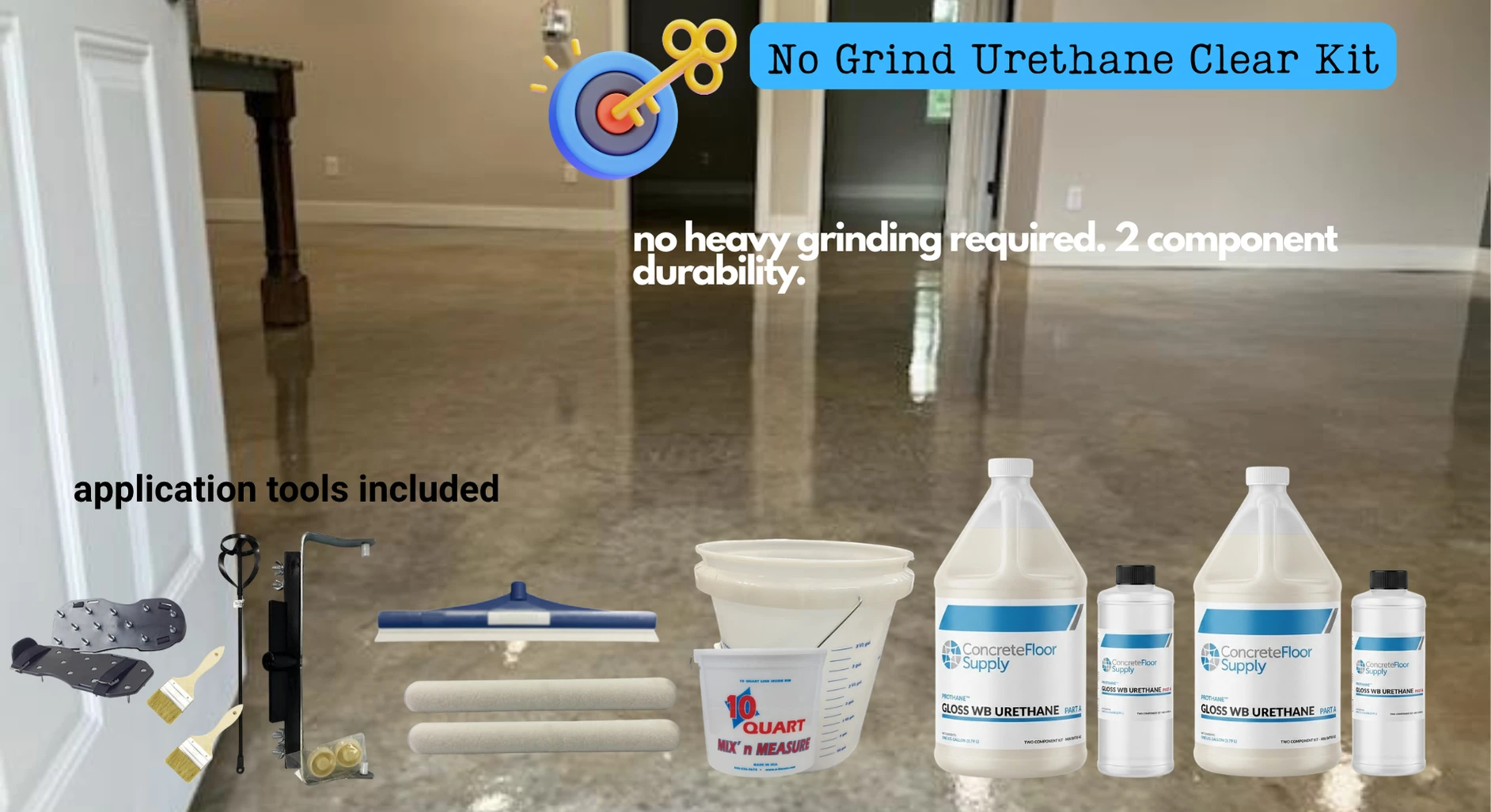 no grind clear urethane kit