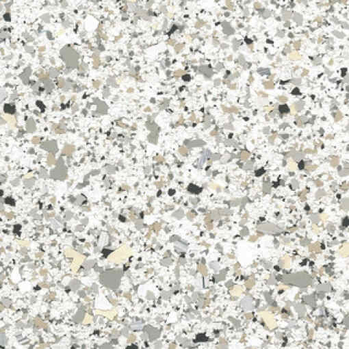 B-4111 Limestone Hybrid Epoxy Flakes | Whites, Greys, Tan & Blacks Chips | Concrete Floor Supply