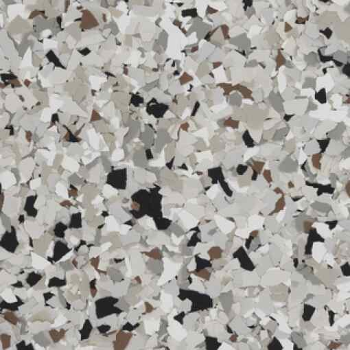 513 Coyote B-513 Coyote ¼” 25lb | Brown, Blac,k, White & Gray Epoxy Chips | Concrete Floor Supply