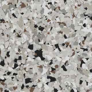 B-513 Coyote ¼” 25lb | Brown, Blac,k, White & Gray Epoxy Chips | Concrete Floor Supply